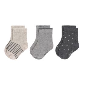 Socken 3er Set - soft grey