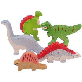 Holztiger Figuren-Set "Dinosaurier" 5-tlg.