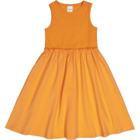 Mädchen Sommerkleid orange 122