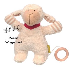 Spieluhr Schaf weiß | Mozart Wiegenlied