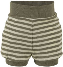 Baby Bloomer Wolle Seide olive-natur