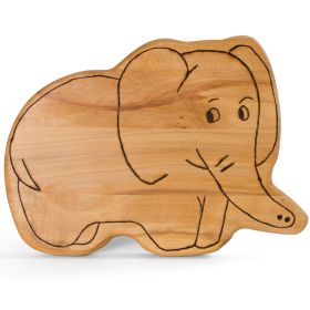 Frühstücksbrettchen Holz - Elefant