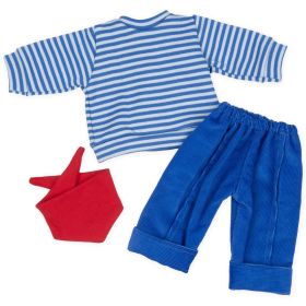Puppenkleidung Set "Theo" blau