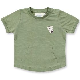 T-Shirt "Zebra" olive 