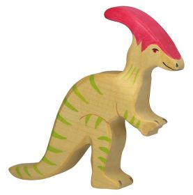 Holztiger Dinosaurier Parasaurolophus