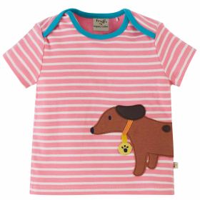 T-Shirt rosa "Dogs"