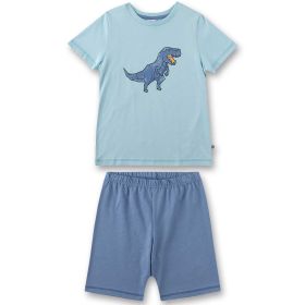 Schlafanzug kurz "Dino" blau