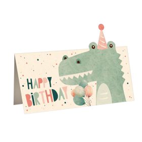 Geburtstagskarte Krokodil