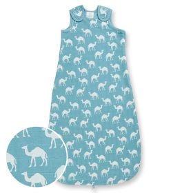 Babyschlafsack dusty blue "Kamel"