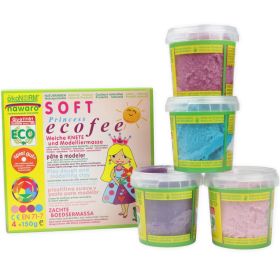 Soft Knete 4er Set "Eco Princess"