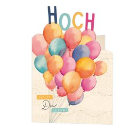 Geburtstagskarte Ballons