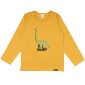 Langarmshirt "Dinosaurier" gelb