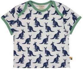 T-Shirt Känguru blau