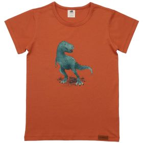 T-Shirt "Dinosaurierland" rostrot