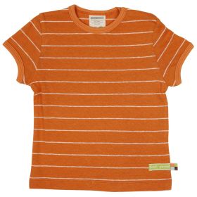 T-Shirt mit Leinen carrot