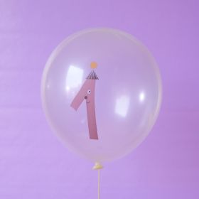Luftballons mit Zahl "1" 12St.
