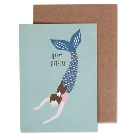 Geburtstagskarte Meerjungfrau