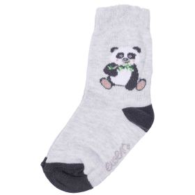 Socken grau Panda