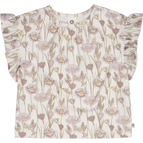 Mädchen T-Shirt Flügelärmeln "Mohnblumen"