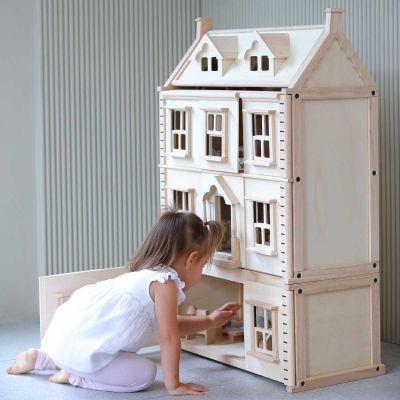 PlanToys Puppenhaus Holzspielzeug für Kinder