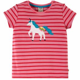 T-Shirt pink-rot "Einhorn"