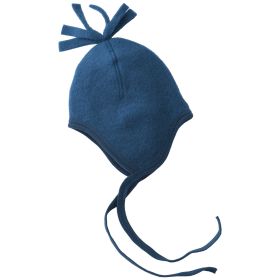 Wollfleece Mütze Baby blau
