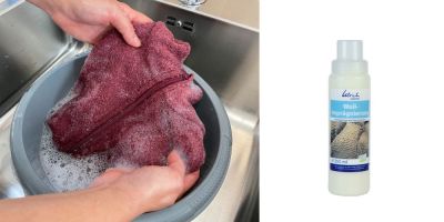 Wolle mit Bio Waschmittel waschen