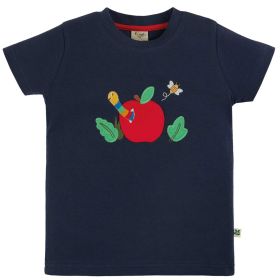 T-Shirt dunkelblau "Im Garten"