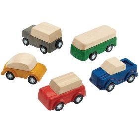 Spielzeug Auto 5er-Set Holz