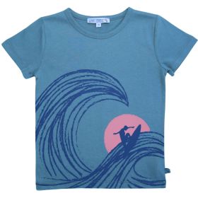 T-Shirt "Surfer" petrolblau 