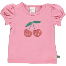 T-Shirt rosa "Kirschen"