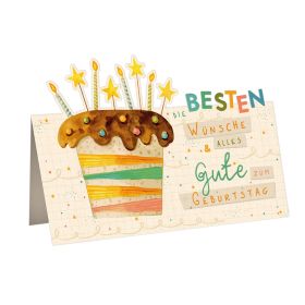 Geburtstagskarte Cup Cake