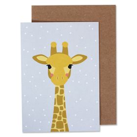 Grußkarte Baby Giraffe