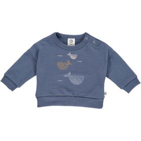 Baby Sweat Pullover "Wale" denimblau