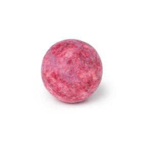 Filzball für Babys mit Rassel | rosa